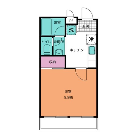 ベリーズ朝日の物件間取画像